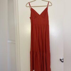 Women's Linen Maxi Dress